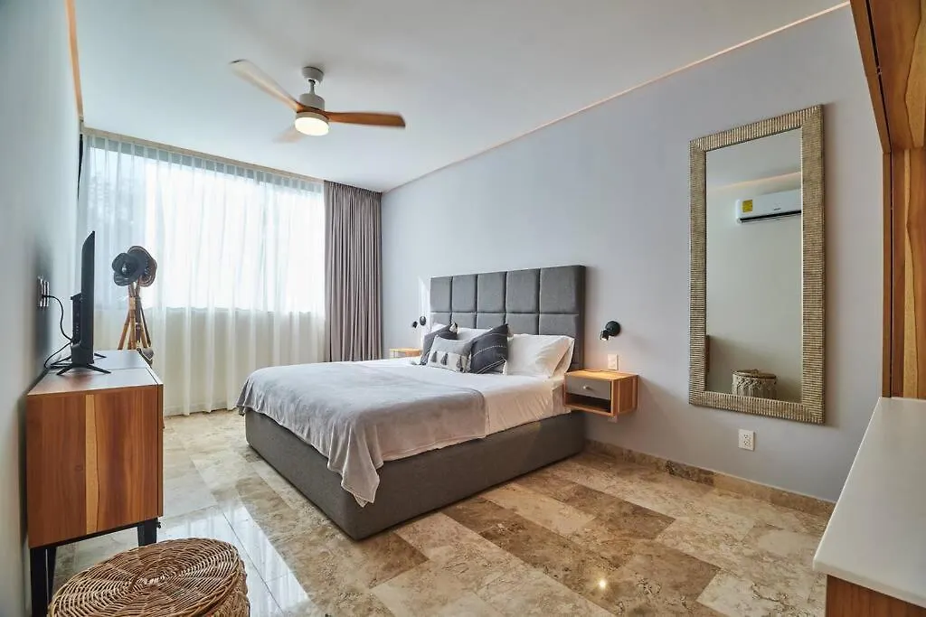 아파트 Elena 101 Beautiful One Bedroom In Aldea Zama 툴룸